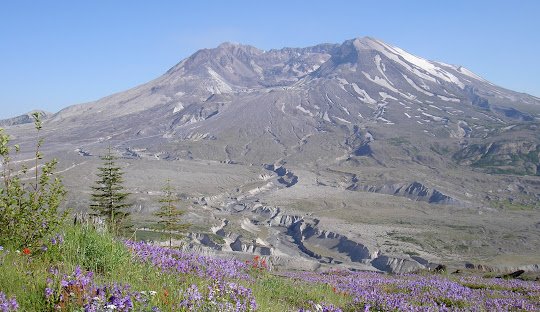 POV: Facing south, years after the eruption. POV: Facing south, years after the eruption.